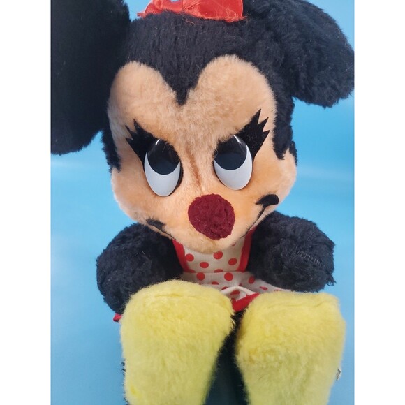 Vintage 1960's Plush Walt Disney's Minnie Mouse Character California Stuffed USA - Picture 7 of 16